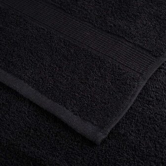 Handdoeken SOLUND 2 st 600 g/m&amp;sup2; 100x200 cm zwart 6