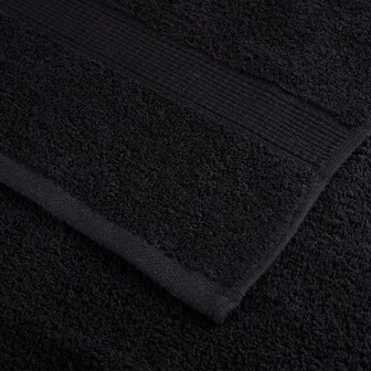 Handdoeken SOLUND 4 st 600 g/m&amp;sup2; 100x200 cm zwart 6