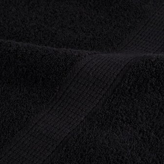 Handdoeken SOLUND 10 st 600 g/m&amp;sup2; 100x200 cm zwart 7
