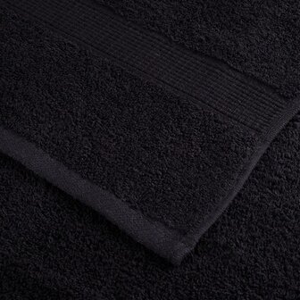 6-delige Handdoekenset SOLUND 600 g/m&amp;sup2; zwart 5