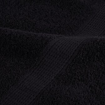 6-delige Handdoekenset SOLUND 600 g/m&amp;sup2; zwart 6