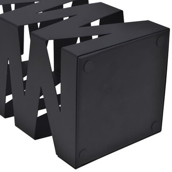 Paraplustandaard vierkant 48,5 cm staal zwart 4