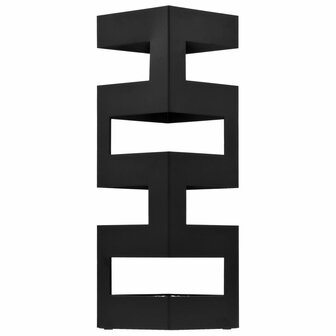 Paraplustandaard staal zwart  2