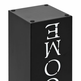 Paraplustandaard Welcome staal zwart  5