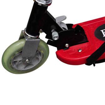 Step elektrisch met zitje 120 W rood 4