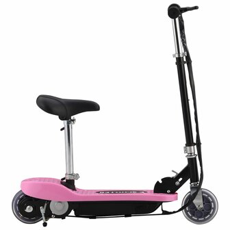 Step elektrisch met zitje 120 W roze 1