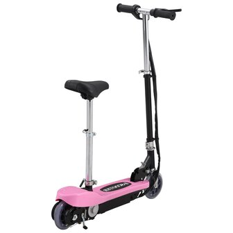 Step elektrisch met zitje 120 W roze 3