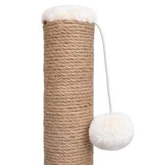 Kattenkrabpaal met borstelboog en krabpaal 7