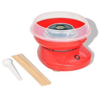 Suikerspinmachine 480 W rood  1