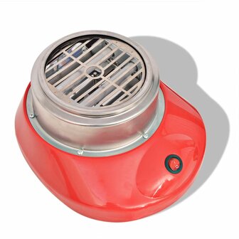 Suikerspinmachine 480 W rood  4