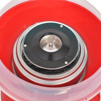 Suikerspinmachine 480 W rood  5