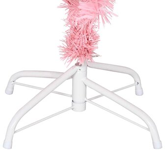 Kunstkerstboom met standaard 150 cm PVC roze 5
