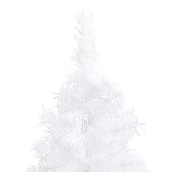 Kunstkerstboom hoek 240 cm PVC wit 6