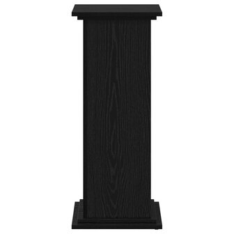 Plantenstandaard Zwart Eiken 33 x 33 x 80 cm Bewerkt hout 6