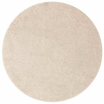 Antislip Shaggy Tapijt Cr&amp;egrave;me 90 x 90 cm PP 2