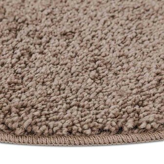 Antislip Shaggy Tapijt Bruin 90 x 90 cm PP 6