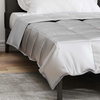 Zomer Dekbed 155 x 200 cm 200 gsm Zilver 4