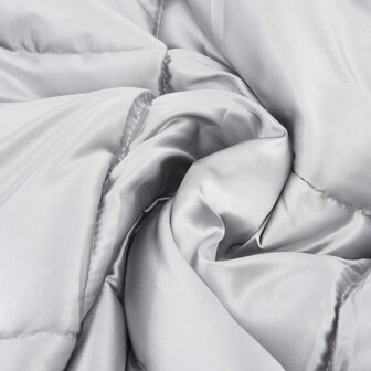 Zomer Dekbed Zilver 155 x 220 cm Satijn en Microfiber 6