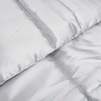 Zomer Dekbed Zilver 155 x 220 cm Satijn en Microfiber 7