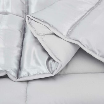Vol jaar dekbed Zilver 140 x 200 cm Satijn en Microfiber 5
