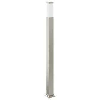 Bolderarmatuur met stopcontact 110 cm RVS IP44 5