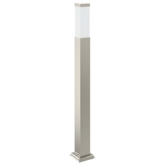 Bolderarmatuur met sensor en stopcontact 80 cm roestvrij staal IP44 5