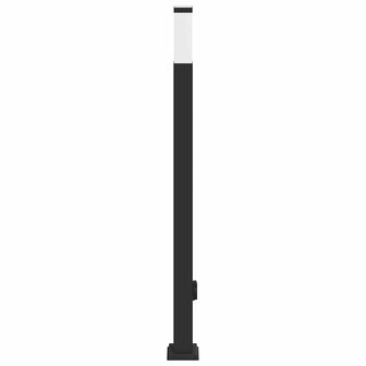 Bolderarmatuur met stopcontact 110 cm Zwart IP44 4