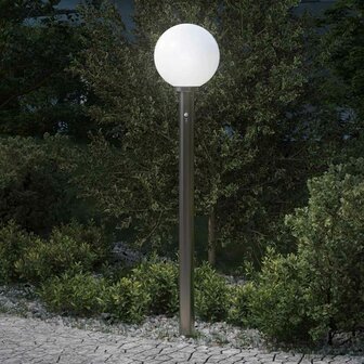 Bolderverlichting met sensor 120 cm roestvrij staal IP44 1