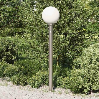 Bolderverlichting met sensor 120 cm roestvrij staal IP44 3
