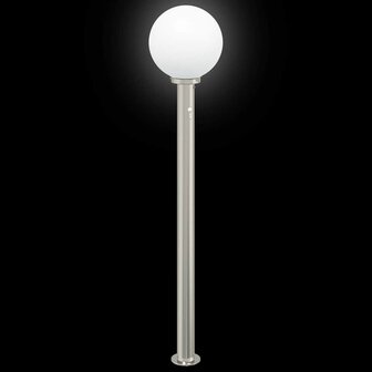 Bolderverlichting met sensor 120 cm roestvrij staal IP44 6