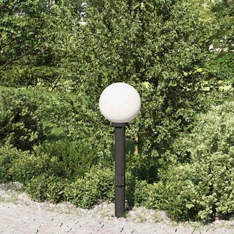 Bolderarmatuur met stopcontact 80 cm Zwart IP44 3