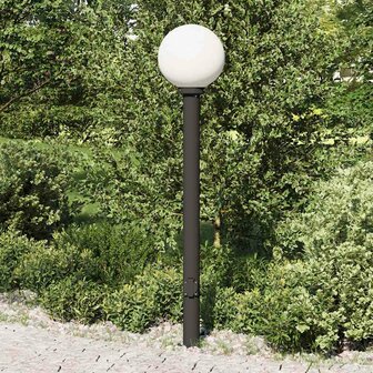 Bolderarmatuur met stopcontact 120 cm Zwart IP44 3