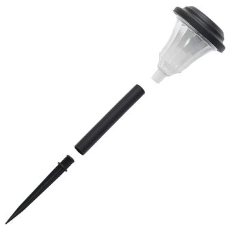 Tuinpadverlichting 12 st solar met grondpennen wit 6
