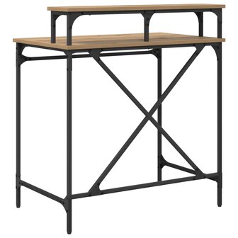 Bureau Artisan Eiken Bewerkt hout 80 x 50 x 90 cm 7
