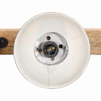 Wandlamp 25 W E27 90x25 cm verweerd rood 4