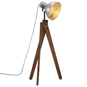 Vloerlamp 25 W E27 45x45x120 cm vintage zilverkleurig 1