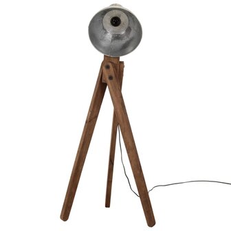 Vloerlamp 25 W E27 45x45x120 cm vintage zilverkleurig 3