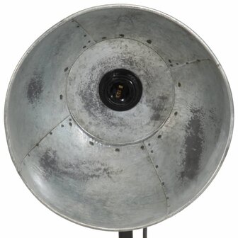 Vloerlamp 25 W E27 30x30x100-150 cm vintage zilverkleurig 8