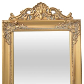 Vrijstaande spiegel Barok 160x40cm goud 2