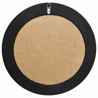 Wandspiegel barok stijl 50 cm zwart 4