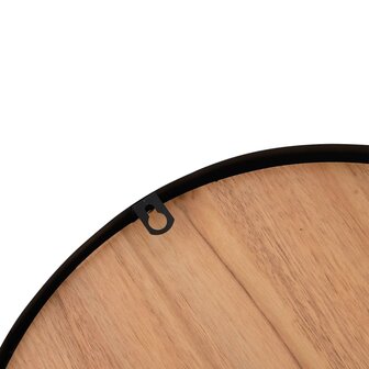 Wandklok &amp;Oslash;39 cm ijzer en bewerkt hout bruin 6