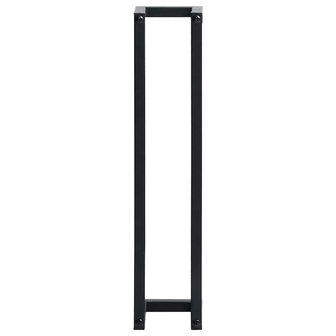 Handdoekenrek 12,5x12,5x60 cm ijzer zwart 4