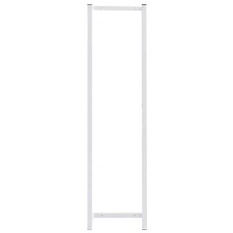 Handdoekenrek 25x20x95 cm staal wit 4