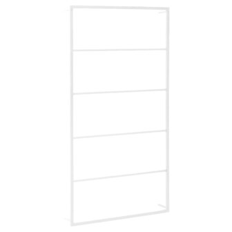 Handdoekenrek wit 60x10x116 cm staal 2