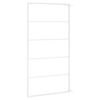 Handdoekenrek wit 60x10x116 cm staal 4