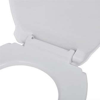 Toiletbrillen met soft-close deksels 2 st kunststof wit 5
