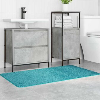Antislip Badmat Turquoise 70 x 120 cm PP 3