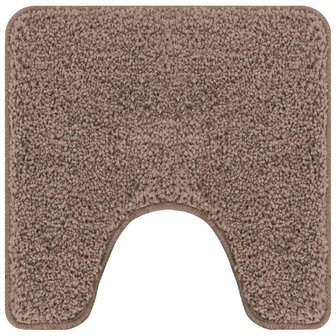 Antislip Badmat Set 2 pcs Bruin PP 5
