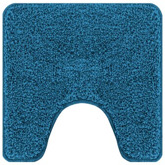 Antislip Badmat Set 3 pcs Blauw PP 5