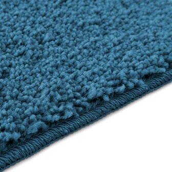 Antislip Badmat Set 3 pcs Blauw PP 9